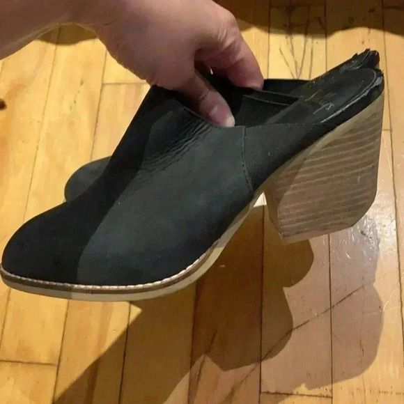 Leather pointy cowboy  clogs - Picture 2 of 10